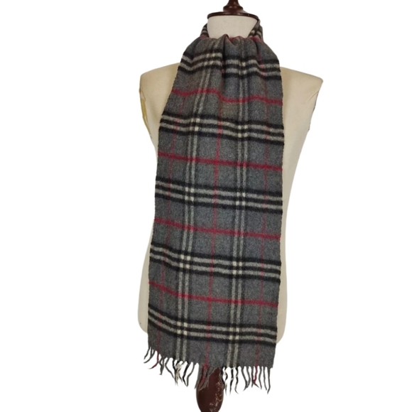 🧧Burberry Tarten 100% Lambswool Scarf🔮GIFT - Picture 5 of 9
